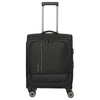 Travelite Crosslite - 4-Rollen-Kabinentrolley S 55 cm erw. (schwarz)