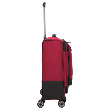 Travelite Crosslite - 4 - Rollen - Kabinentrolley S 55 cm (red) - Markenkoffer