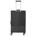 Travelite Crosslite - 4 - Rollen - Trolley L 77 cm erw. (black) - Markenkoffer