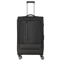 Travelite Crosslite - 4 - Rollen - Trolley L 77 cm erw. (black) - Markenkoffer