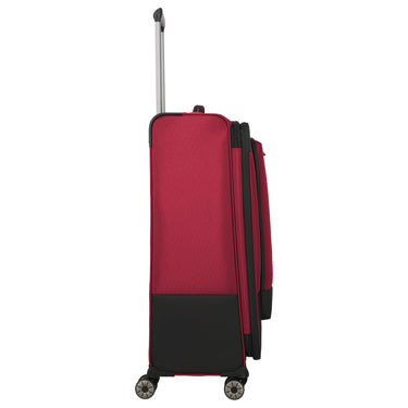 Travelite Crosslite - 4 - Rollen - Trolley L 77 cm erw. (red) - Markenkoffer