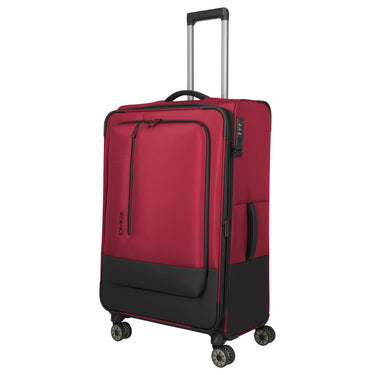 Travelite Crosslite - 4 - Rollen - Trolley L 77 cm erw. (red) - Markenkoffer