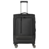 Travelite Crosslite - 4-Rollen-Trolley M 66 cm erw. (black)