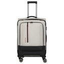 Travelite Crosslite - 4-Rollen-Trolley M 66 cm erw. (natur)