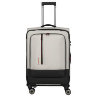 Travelite Crosslite - 4 - Rollen - Trolley M 66 cm erw. (natur) - Markenkoffer