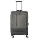 Travelite Crosslite - 4 - Rollen - Trolley M 66 cm erw. (oliv) - Markenkoffer