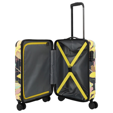 Travelite Cruise - 4 - Rollen - Kabinentrolley S 55 cm (gelbe orchidee) - Markenkoffer