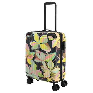 Travelite Cruise - 4 - Rollen - Kabinentrolley S 55 cm (gelbe orchidee) - Markenkoffer