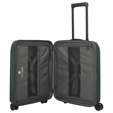 Travelite Dynamiic - 4 - Rollen - Kabinentrolley S 55 cm erw. (grün) - Markenkoffer