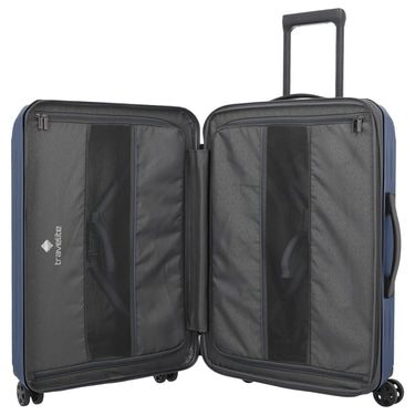 Travelite Dynamiic - 4 - Rollen - Trolley M 66 cm erw. (denimblue) - Markenkoffer