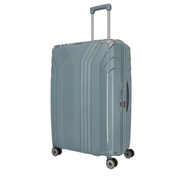 Travelite Elvaa - 4 - Rollen - Trolley L 77 cm (blaugrau) - Markenkoffer