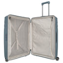 Travelite Elvaa - 4 - Rollen - Trolley L 77 cm (blaugrau) - Markenkoffer