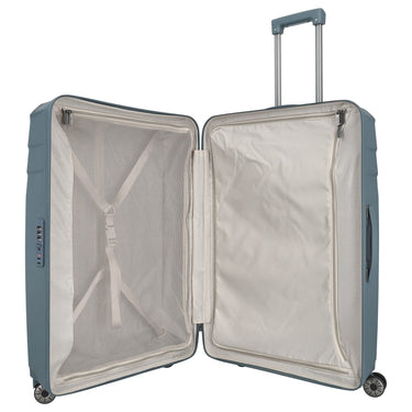 Travelite Elvaa - 4 - Rollen - Trolley L 77 cm (blaugrau) - Markenkoffer