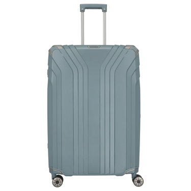 Travelite Elvaa - 4 - Rollen - Trolley L 77 cm (blaugrau) - Markenkoffer
