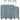 Travelite Elvaa - 4 - Rollen - Trolley Set 3 tlg. (blaugrau) - Markenkoffer