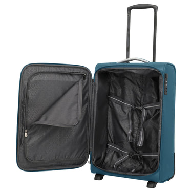 Travelite Jetpack Slim - 2 - Rollen - Trolley S 55 cm (petrol) - Markenkoffer