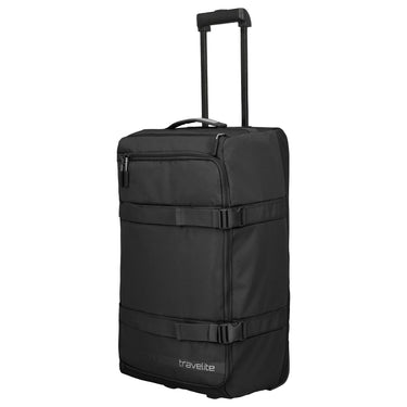 Travelite Kick - Off - Rollenreisetasche L 68 cm (schwarz) - Markenkoffer