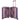 Travelite LASCANA Edition - 4 - Rollen - Kabinentrolley 55 cm (purple swirl) - Markenkoffer