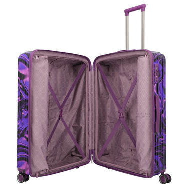 Travelite LASCANA Edition - 4 - Rollen - Trolley 76 cm (purple swirl) - Markenkoffer