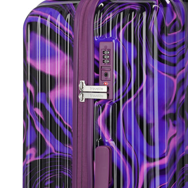 Travelite LASCANA Edition - 4 - Rollen - Trolley 76 cm (purple swirl) - Markenkoffer