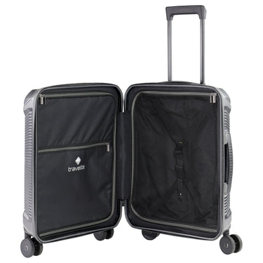 Travelite Millennium - 4 - Rollen - Kabinentrolley 55 cm (silver) - Markenkoffer