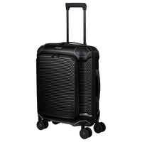Travelite Millennium - 4 - Rollen - Kabinentrolley mit Vortasche S 55 cm (black) - Markenkoffer