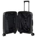 Travelite Millennium - 4 - Rollen - Kabinentrolley mit Vortasche S 55 cm (black) - Markenkoffer