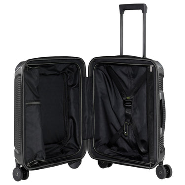 Travelite Millennium - 4 - Rollen - Kabinentrolley mit Vortasche S 55 cm (black) - Markenkoffer