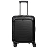 Travelite Millennium - 4-Rollen-Kabinentrolley mit Vortasche S 55 cm (black)