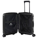Travelite Millennium - 4 - Rollen - Kabinentrolley mit Vortasche S 55 cm (black) - Markenkoffer