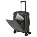 Travelite Millennium - 4 - Rollen - Kabinentrolley mit Vortasche S 55 cm (pine green) - Markenkoffer