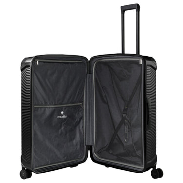 Travelite Millennium - 4 - Rollen - Trolley L 76 cm (black) - Markenkoffer
