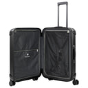Travelite Millennium - 4 - Rollen - Trolley M 67 cm erw. (black) - Markenkoffer