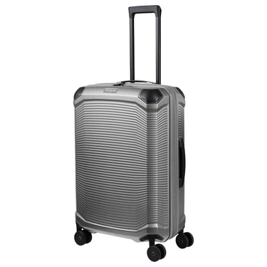 Travelite Millennium - 4 - Rollen - Trolley M 67 cm erw. (silver) - Markenkoffer