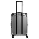 Travelite Millennium - 4 - Rollen - Trolley M 67 cm erw. (silver) - Markenkoffer