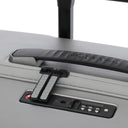 Travelite Millennium - 4 - Rollen - Trolley M 67 cm erw. (silver) - Markenkoffer