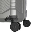 Travelite Millennium - 4 - Rollen - Trolley M 67 cm erw. (silver) - Markenkoffer