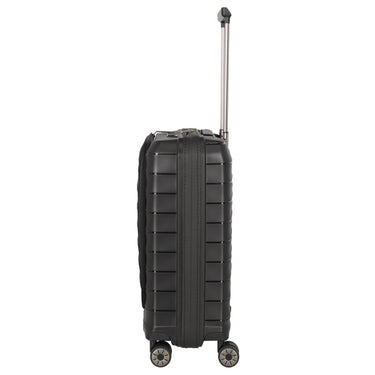 Travelite Mooby - 4 - Rollen - Kabinentrolley mit Vortasche S 55 cm (black) - Markenkoffer