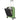 Travelite Mooby - 4 - Rollen - Kabinentrolley mit Vortasche S 55 cm (grün) - Markenkoffer