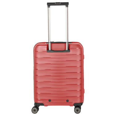 Travelite Mooby - 4 - Rollen - Kabinentrolley mit Vortasche S 55 cm (rot) - Markenkoffer