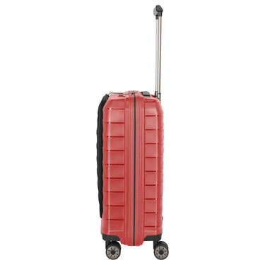 Travelite Mooby - 4 - Rollen - Kabinentrolley mit Vortasche S 55 cm (rot) - Markenkoffer