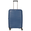 Travelite Mooby - 4 - Rollen - Trolley M 66 cm erw. (marine) - Markenkoffer