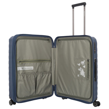 Travelite Mooby - 4 - Rollen - Trolley M 66 cm erw. (marine) - Markenkoffer