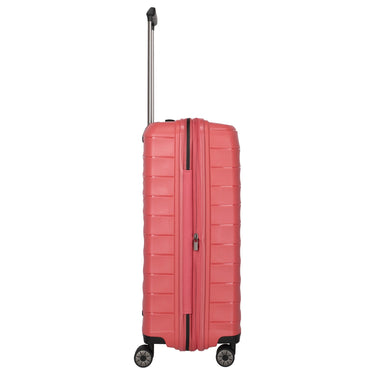 Travelite Mooby - 4 - Rollen - Trolley M 66 cm erw. (rot) - Markenkoffer