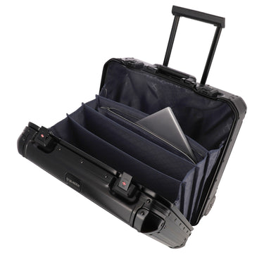 Travelite Next - 2 - Rollen - Businesstrolley 45 cm (black) - Markenkoffer