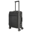Travelite Next - 4 - Rollen - Kabinentrolley mit Vortasche S 55 cm (black) - Markenkoffer