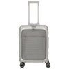 Travelite Next - 4-Wheel Cabin Trolley with Front Pocket S 55 cm (silver)
