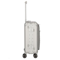 Travelite Next - 4-Rollen-Kabinentrolley mit Vortasche S 55 cm (silber) - Ansicht 5