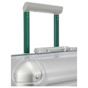 Travelite Next 75 Jahre Jubiläums - Edition - 4 - Rollen - Kabinentrolley S 55 cm (silber - grün) - Markenkoffer