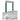 Travelite Next 75 Jahre Jubiläums - Edition - 4 - Rollen - Kabinentrolley S 55 cm (silber - grün) - Markenkoffer